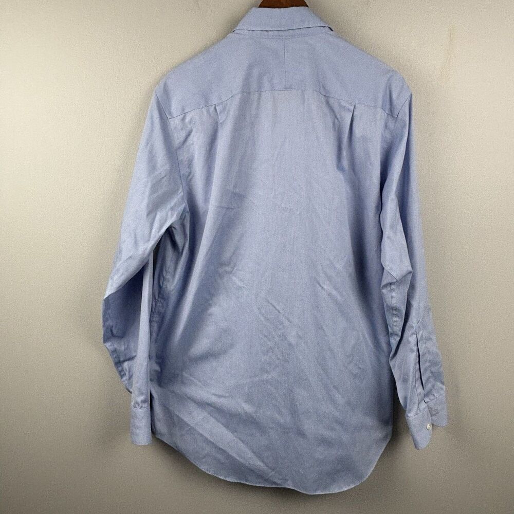 Charles Tyrwhitt Dress Shirt Men 15 1/2 - 35 Classic Fit Blue Non-Iron Soft - Picture 9 of 9